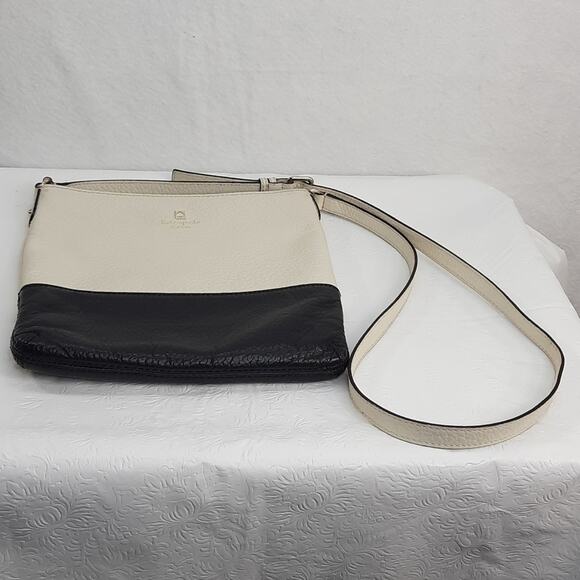 Kate Spade‎ Southport Avenue Cloey Crossbody Bag Cream and Black - Picture 7 of 13